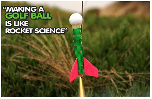 How to make a golf ball